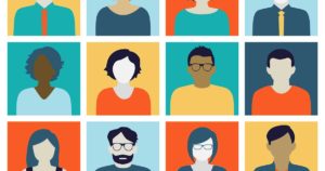 grid of gravatar illustrations