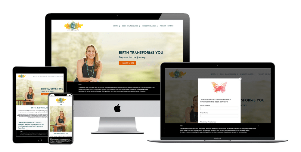 author web design