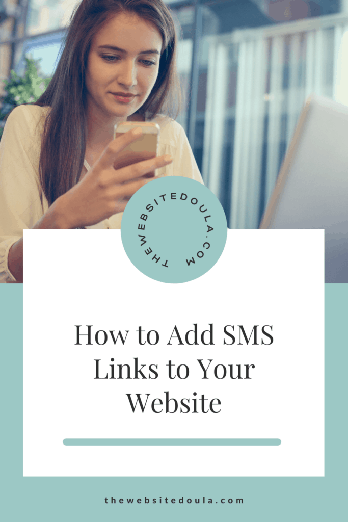 How to add sms links to your website