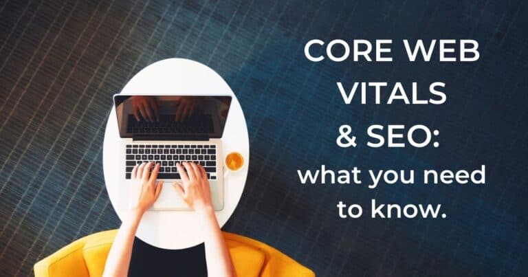 core web vitals wellness websites