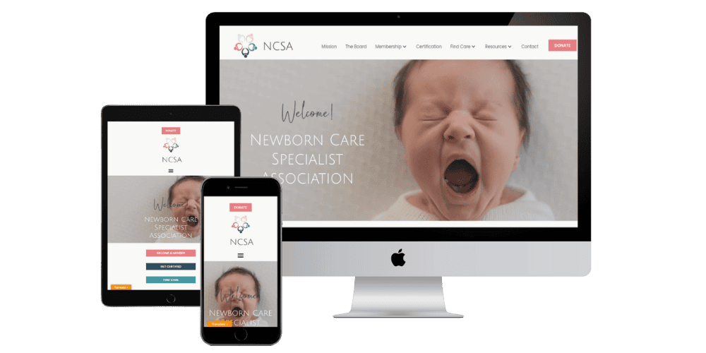 Newborn Care Specialist Website