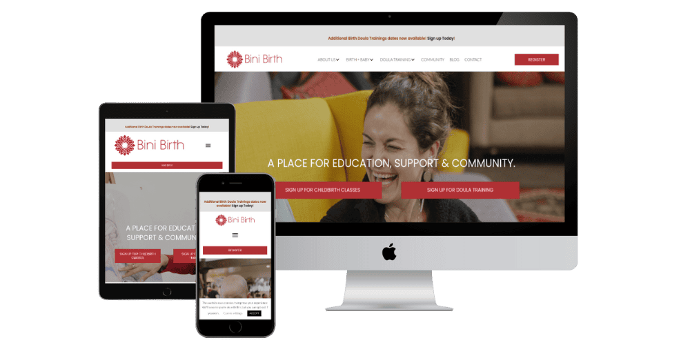 doula-training-agency Web design