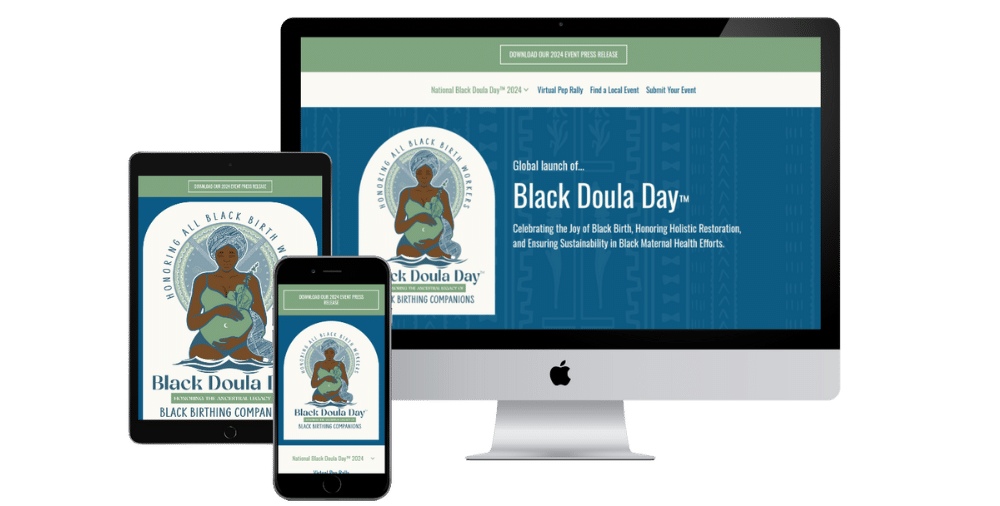 Black Doula Day Website Design